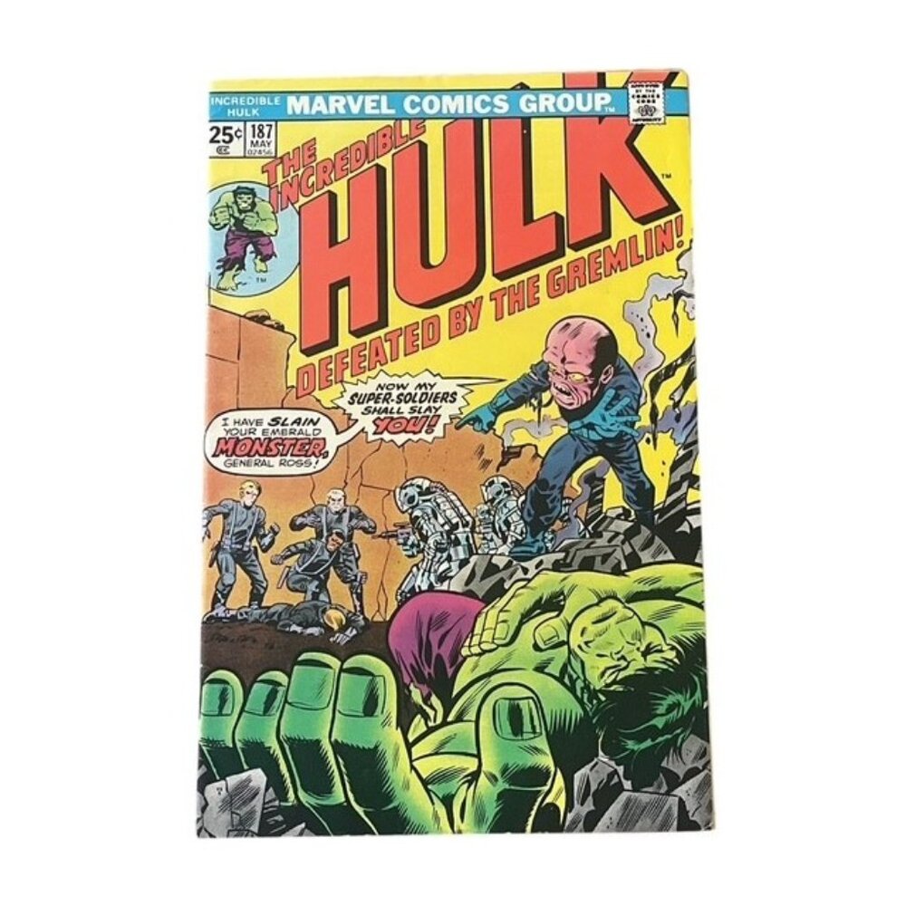 Incredible Hulk #187 1975 Marvel Comics Gremlin App FN/VF